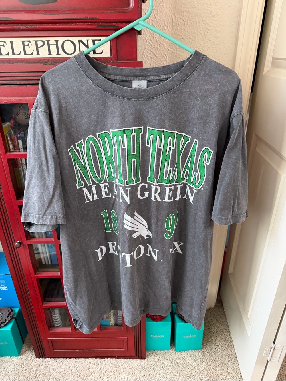 North Texas Mean Green Gray Graphic Tee